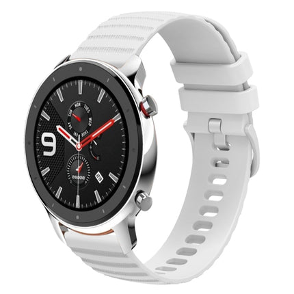22mm Wavy Dotted Solid-Color Silicone Watch Band, For Amazfit GTR 4, For Amazfit GTR 3