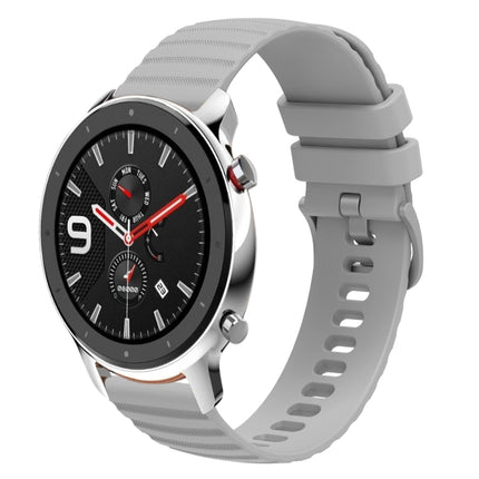22mm Wavy Dotted Solid-Color Silicone Watch Band, For Amazfit GTR 4, For Amazfit GTR 3