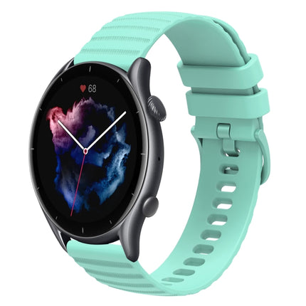 22mm Wavy Dotted Solid-Color Silicone Watch Band, For Amazfit GTR 4, For Amazfit GTR 3