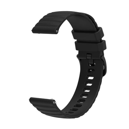 22mm Wavy Dotted Solid-Color Silicone Watch Band, For Amazfit GTR 3 Pro, For Amazfit GTR 2e