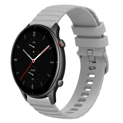 22mm Wavy Dotted Solid-Color Silicone Watch Band, For Amazfit GTR 3 Pro, For Amazfit GTR 2e