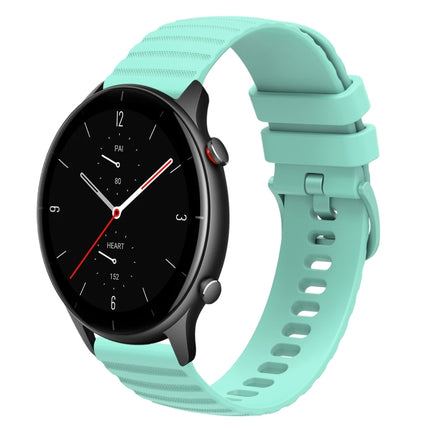 22mm Wavy Dotted Solid-Color Silicone Watch Band, For Amazfit GTR 3 Pro, For Amazfit GTR 2e
