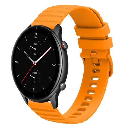 22mm Wavy Dotted Solid-Color Silicone Watch Band, For Amazfit GTR 3 Pro, For Amazfit GTR 2e
