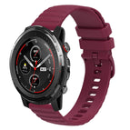 For Amazfit 3 Stratos / Wine Red