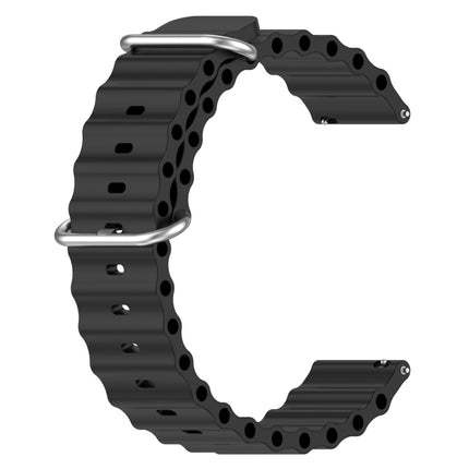 Ocean Style Solid Color Silicone Watch Band, For Amazfit GTR 4 22mm