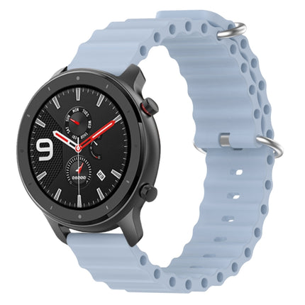 Ocean Style Solid Color Silicone Watch Band, For Amazfit GTR 4 22mm