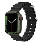 For Apple Watch Series 8&7 41mm / SE 2&6&SE&5&4 40mm / 3&2&1 38mm / Black