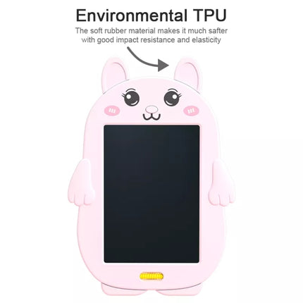 HYD-8511 Cartoon KIds LCD ABS Graffiti Drawing Colorful Hands Writing Board, Rabbit