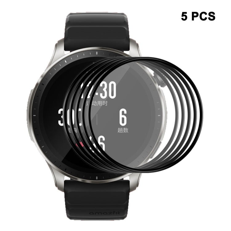For Amazfit GTR 4 ENKAY 3D Full Coverage Soft PC Edge + PMMA HD Screen Protector Film, 1pcs, 2pcs, 5pcs, 10pcs