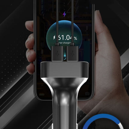 PDF18 Mobile Phone Charger Adapter USB+Type-C PD25W QC3.0 Car Phone Adapter Cigarette Lighter