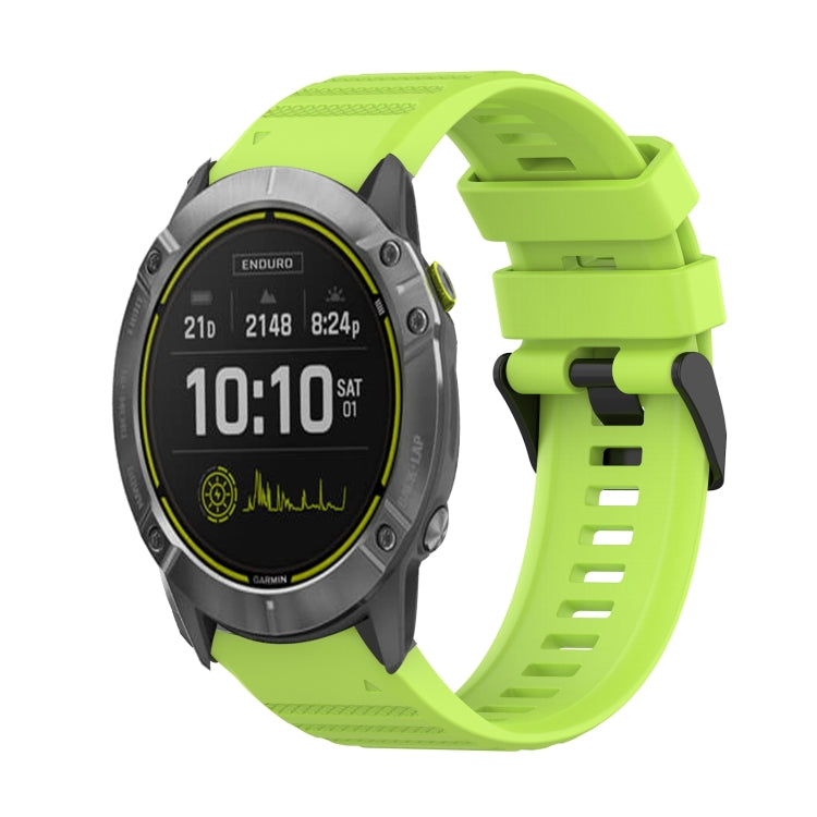 26mm Horizontal Texture Silicone Watch Band with Removal Tool, For Garmin Enduro, For Garmin Fenix 6X, For Garmin Fenix 6X Pro
