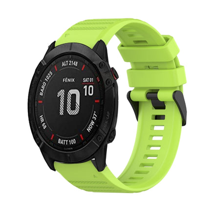 26mm Horizontal Texture Silicone Watch Band with Removal Tool, For Garmin Enduro, For Garmin Fenix 6X, For Garmin Fenix 6X Pro