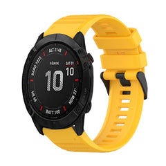 26mm Horizontal Texture Silicone Watch Band with Removal Tool, For Garmin Fenix 6X Sapphire, For Garmin Fenix 5X Sapphire, For Garmin Fenix 5X Plus
