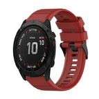 For Garmin Fenix 6X Sapphire / Red