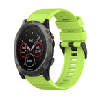For Garmin Fenix 5X Sapphire / Lime Green