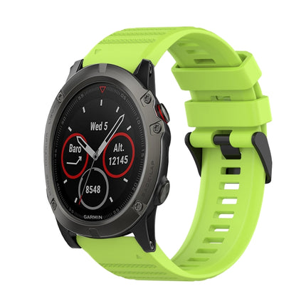 26mm Horizontal Texture Silicone Watch Band with Removal Tool, For Garmin Fenix 6X Sapphire, For Garmin Fenix 5X Sapphire, For Garmin Fenix 5X Plus