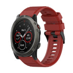 For Garmin Fenix 5X Sapphire / Red