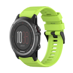 26mm Horizontal Texture Silicone Watch Band with Removal Tool, For Garmin Fenix 3, For Garmin Fenix 3 HR, For Garmin Fenix 3 Sapphire