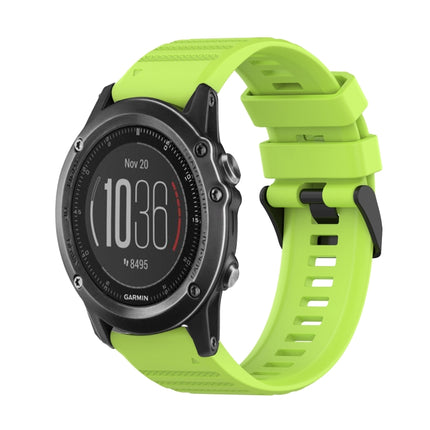 26mm Horizontal Texture Silicone Watch Band with Removal Tool, For Garmin Fenix 3, For Garmin Fenix 3 HR, For Garmin Fenix 3 Sapphire