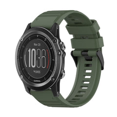 26mm Horizontal Texture Silicone Watch Band with Removal Tool, For Garmin Fenix 3, For Garmin Fenix 3 HR, For Garmin Fenix 3 Sapphire