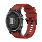 For Garmin Fenix 3 Sapphire / Red