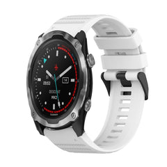 26mm Horizontal Texture Silicone Watch Band with Removal Tool, For Garmin Descent MK 2, For Garmin Descent MK 2i