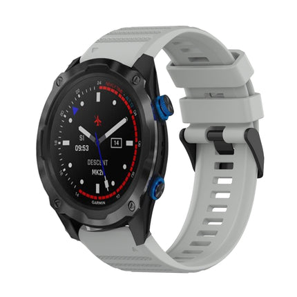 26mm Horizontal Texture Silicone Watch Band with Removal Tool, For Garmin Descent MK 2, For Garmin Descent MK 2i