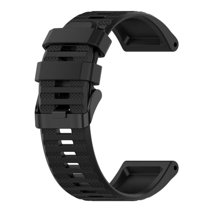 22mm Horizontal Texture Silicone Watch Band with Removal Tool, For Garmin Fenix 7, For Garmin Fenix 7 Solar, For Garmin Fenix 7 Sapphire Solar