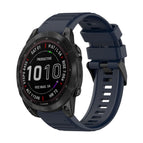 For Garmin Fenix 7 Solar / Navy Blue
