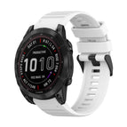 For Garmin Fenix 7 Sapphire Solar / White