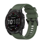 For Garmin Fenix 7 Sapphire Solar / Army Green