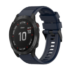 22mm Horizontal Texture Silicone Watch Band with Removal Tool, For Garmin Epix Gen 2, For Garmin Approach S62, For Garmin Fenix 6 GPS
