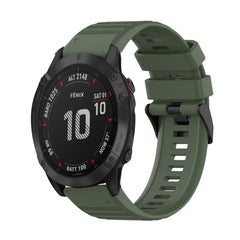 22mm Horizontal Texture Silicone Watch Band with Removal Tool, For Garmin Epix Gen 2, For Garmin Approach S62, For Garmin Fenix 6 GPS