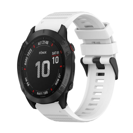 22mm Horizontal Texture Silicone Watch Band with Removal Tool, For Garmin Fenix 6 Pro GPS, For Garmin Fenix 6 Sapphire GPS, For Garmin Fenix 5