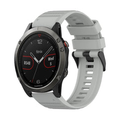 22mm Horizontal Texture Silicone Watch Band with Removal Tool, For Garmin Fenix 6 Pro GPS, For Garmin Fenix 6 Sapphire GPS, For Garmin Fenix 5