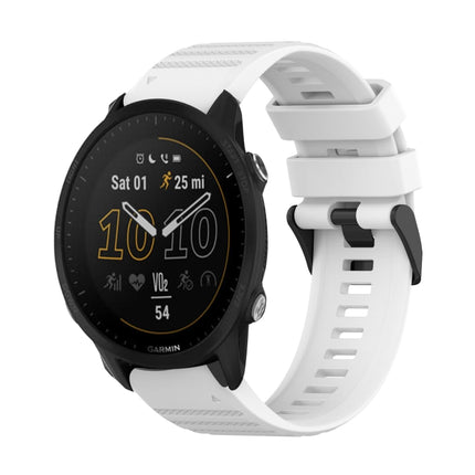 22mm Horizontal Texture Silicone Watch Band with Removal Tool, For Garmin Forerunner 955, For Garmin Forerunner 945, For Garmin Forerunner 935