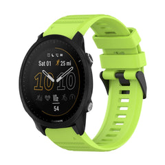 22mm Horizontal Texture Silicone Watch Band with Removal Tool, For Garmin Forerunner 955, For Garmin Forerunner 945, For Garmin Forerunner 935