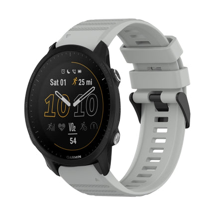 22mm Horizontal Texture Silicone Watch Band with Removal Tool, For Garmin Forerunner 955, For Garmin Forerunner 945, For Garmin Forerunner 935