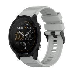 22mm Horizontal Texture Silicone Watch Band with Removal Tool, For Garmin Forerunner 955, For Garmin Forerunner 945, For Garmin Forerunner 935