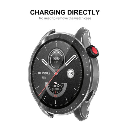 For Amazfit GTR 4 ENKAY Hat-Prince Transparent TPU Case with Screen Film