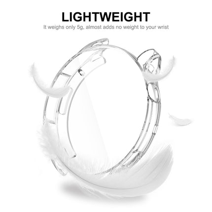 For Amazfit GTR 4 ENKAY Hat-Prince Transparent TPU Case with Screen Film