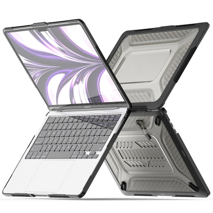 For MacBook Air 13.6 2022/2024 A2681 (M2) / A3113 (M3) ENKAY Hat-Prince 3 in 1 Protective Bracket  Case Cover Hard Shell with TPU Keyboard Film / Anti-dust Plugs, For MacBook Air 13.6 2022/2024 A2681 (M2) / A3113 (M3)                                   ...