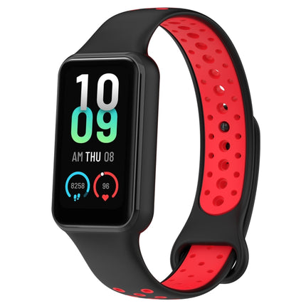 Loop Two-Color Breathable Silicone Watch Band, For Amazfit Band 7