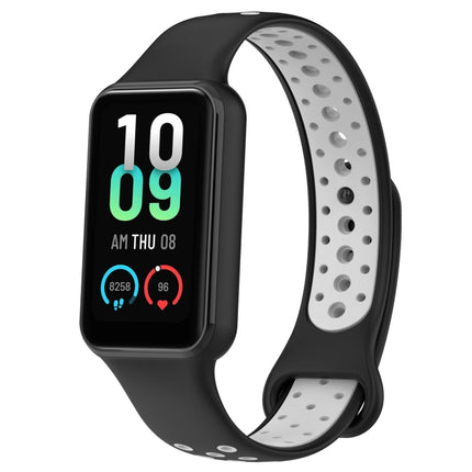 Loop Two-Color Breathable Silicone Watch Band, For Amazfit Band 7