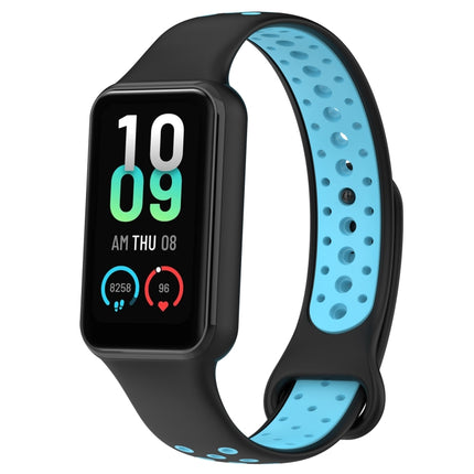 Loop Two-Color Breathable Silicone Watch Band, For Amazfit Band 7