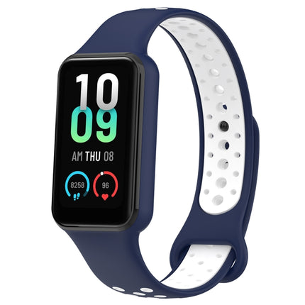 Loop Two-Color Breathable Silicone Watch Band, For Amazfit Band 7