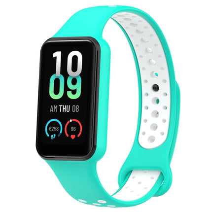 Loop Two-Color Breathable Silicone Watch Band, For Amazfit Band 7