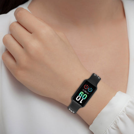 Loop Two-Color Breathable Silicone Watch Band, For Amazfit Band 7