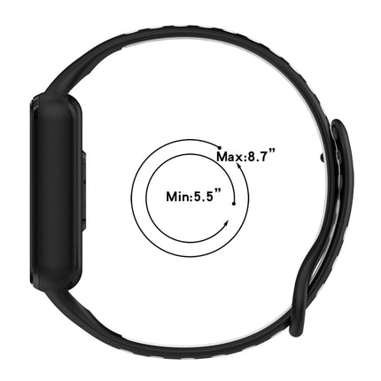 Loop Two-Color Breathable Silicone Watch Band, For Amazfit Band 7