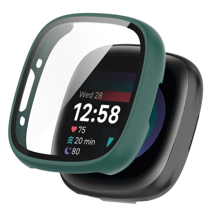 PC+ Toughened Film Integrated Protective Case, For Fitbit Versa 4, For  Fitbit Sense 2